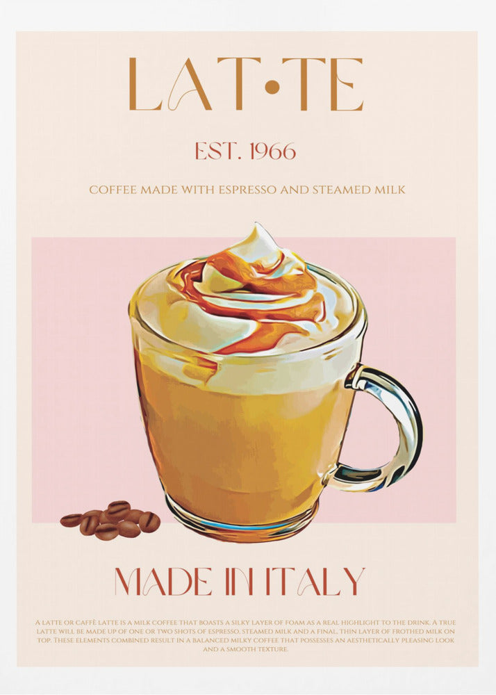 Creamy Latte Delight | Poster
