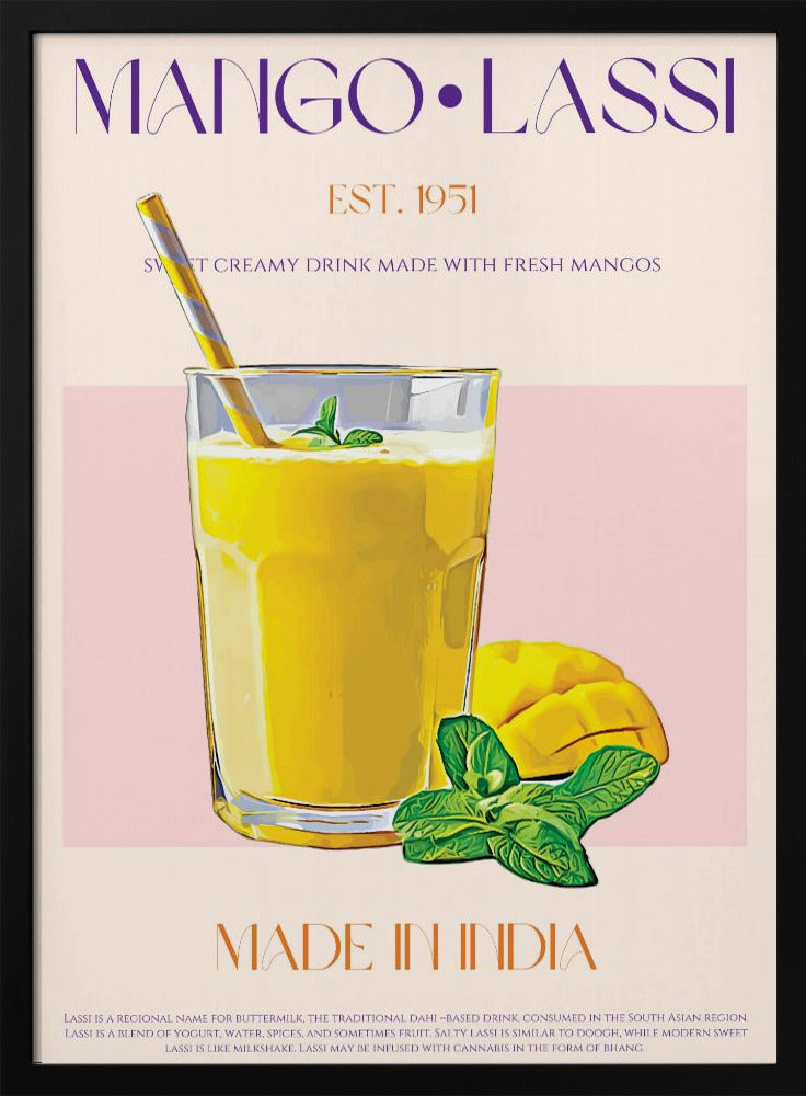 Mango Lassi Delight | Poster