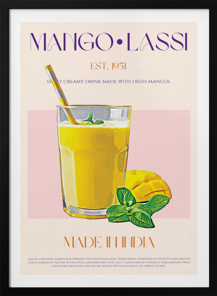 Mango Lassi Delight | Poster