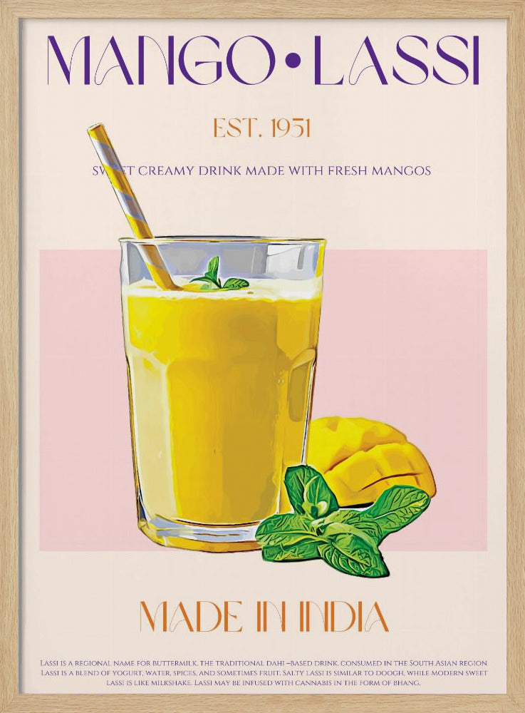 Mango Lassi Delight | Poster