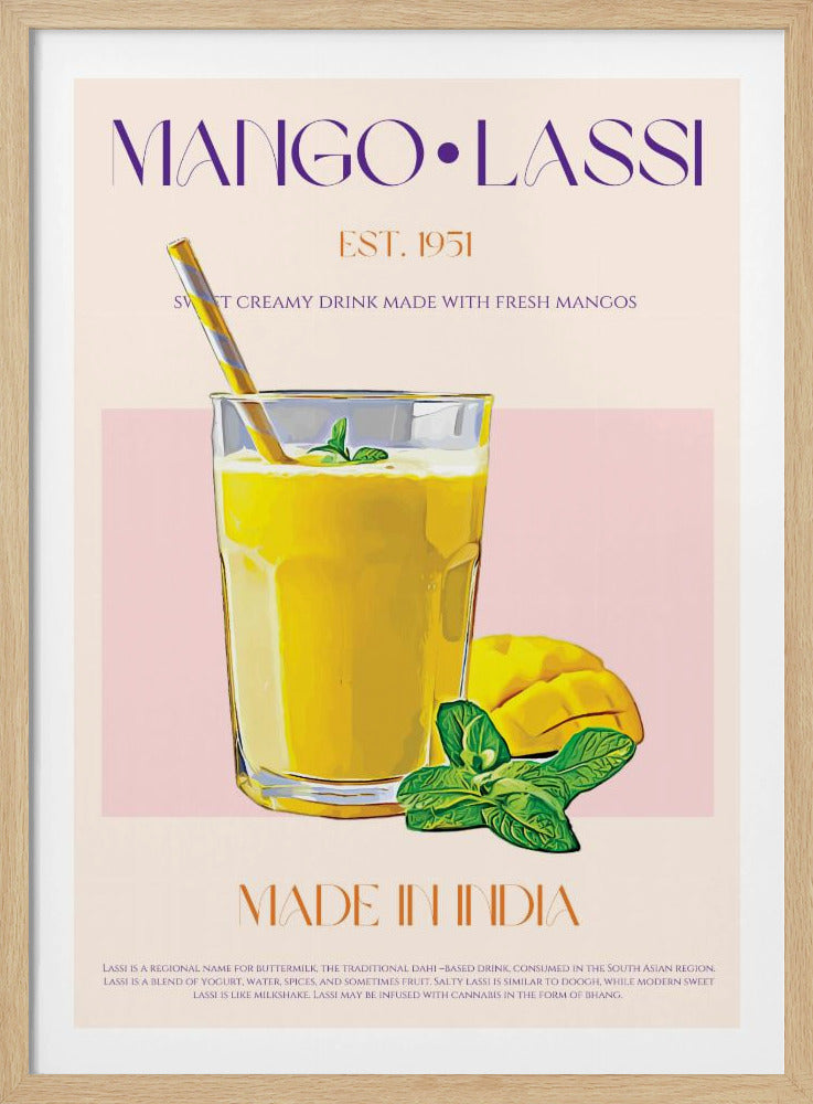 Mango Lassi Delight | Poster