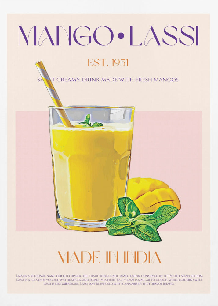 Mango Lassi Delight | Poster