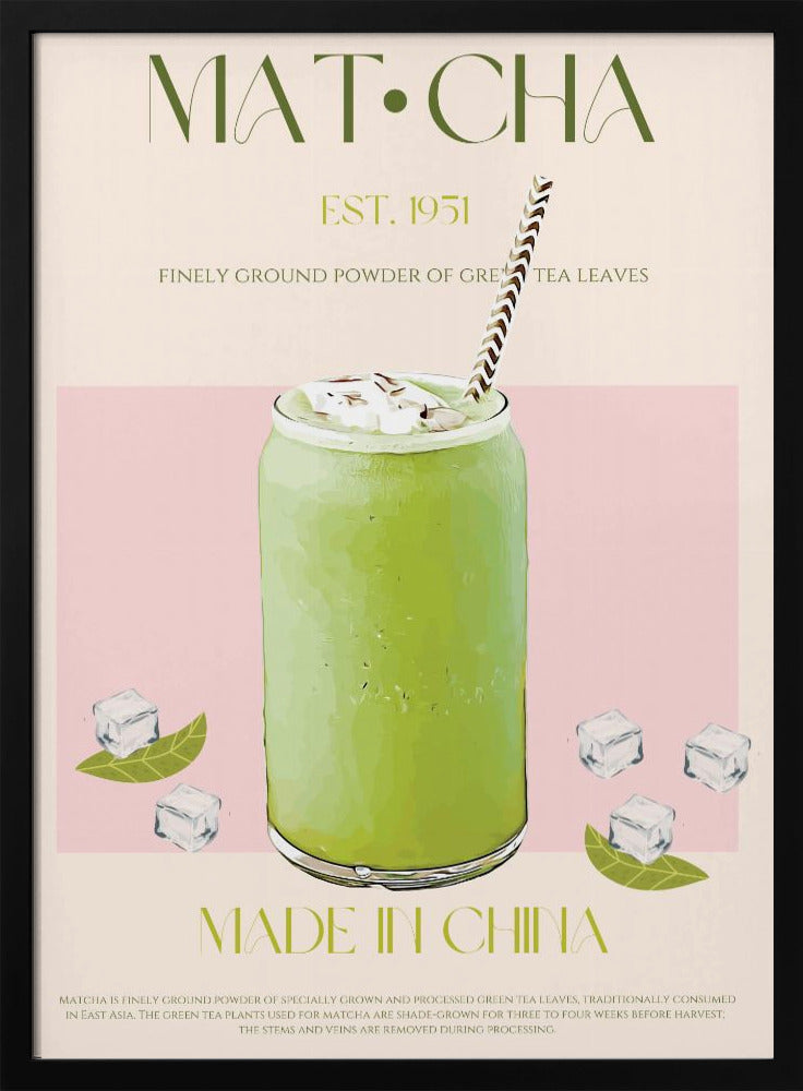 Kyld Matcha-dryck | Poster
