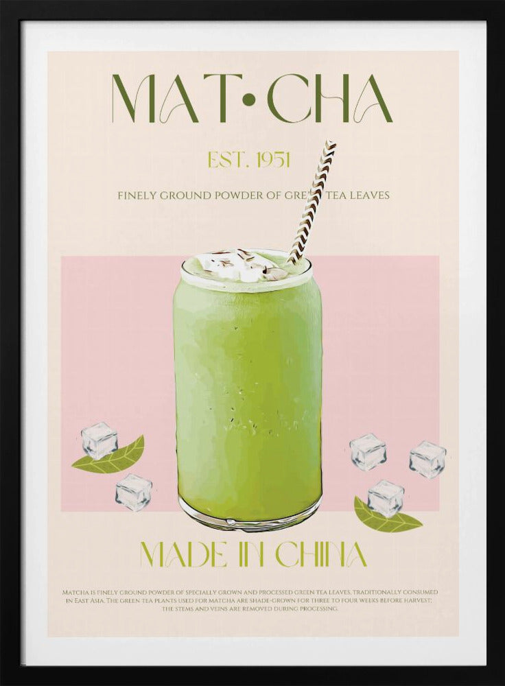Kyld Matcha-dryck | Poster