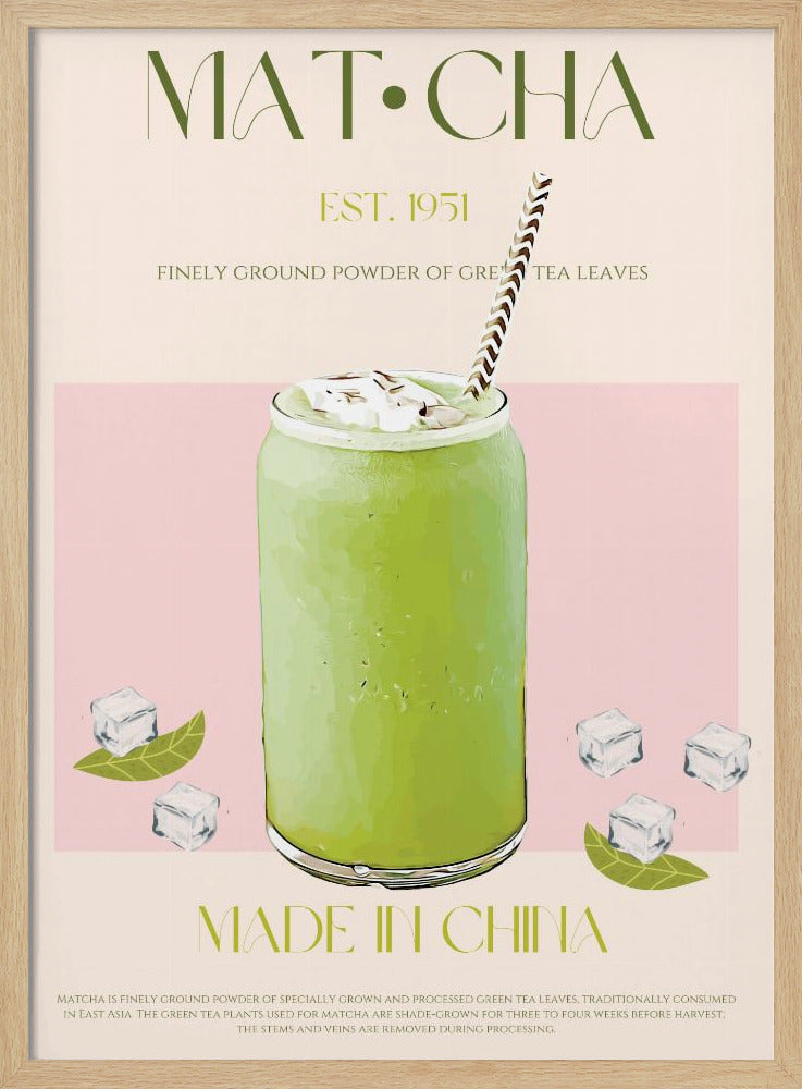Kyld Matcha-dryck | Poster