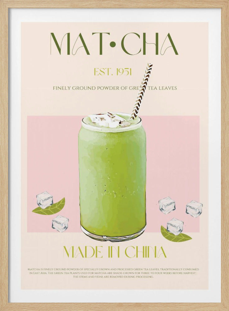 Kyld Matcha-dryck | Poster
