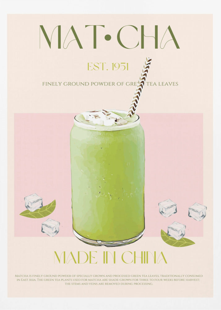 Kyld Matcha-dryck | Poster