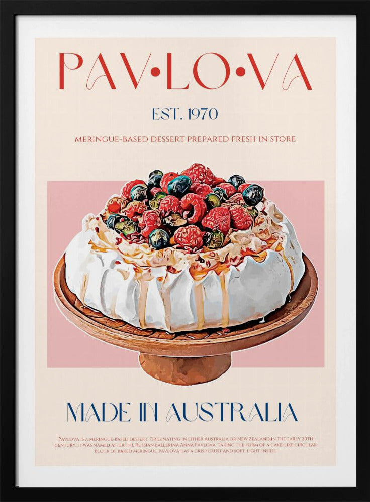 Bärpavlova-delikatessen | Poster