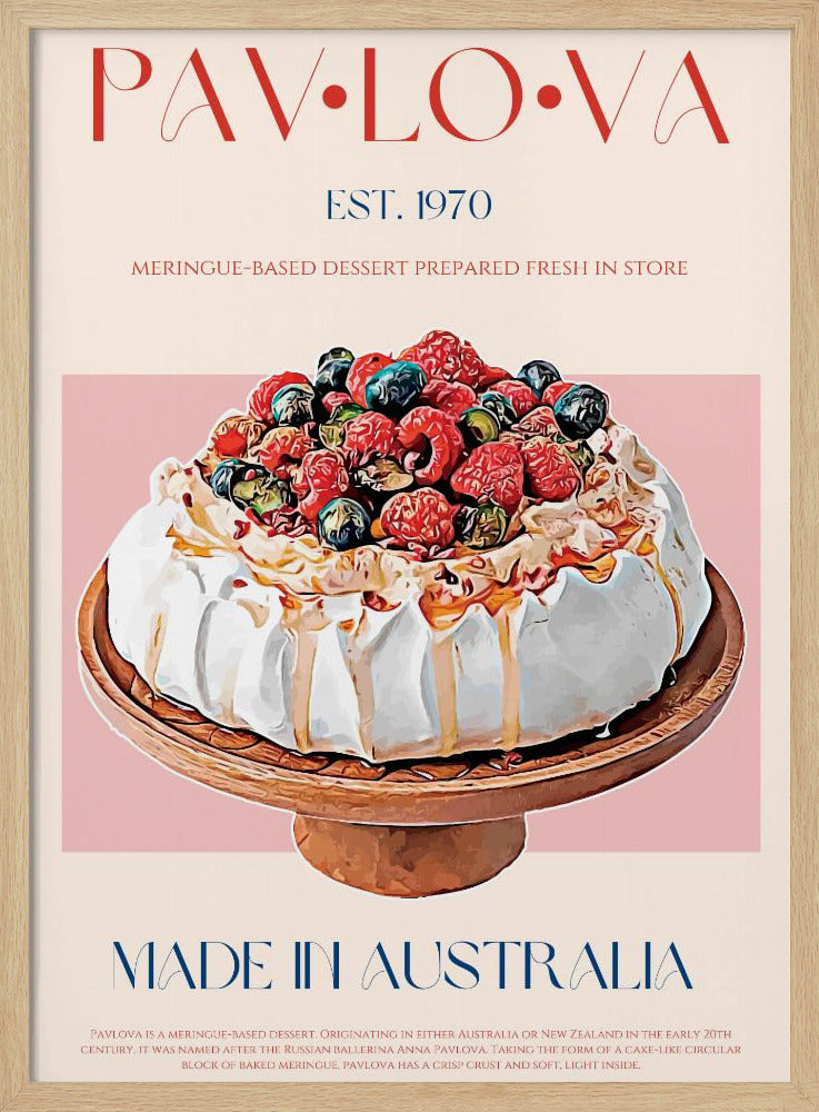 Bärpavlova-delikatessen | Poster