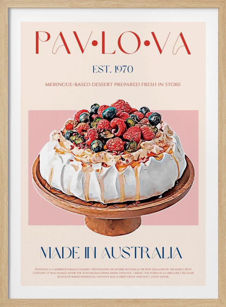 Bärpavlova-delikatessen | Poster