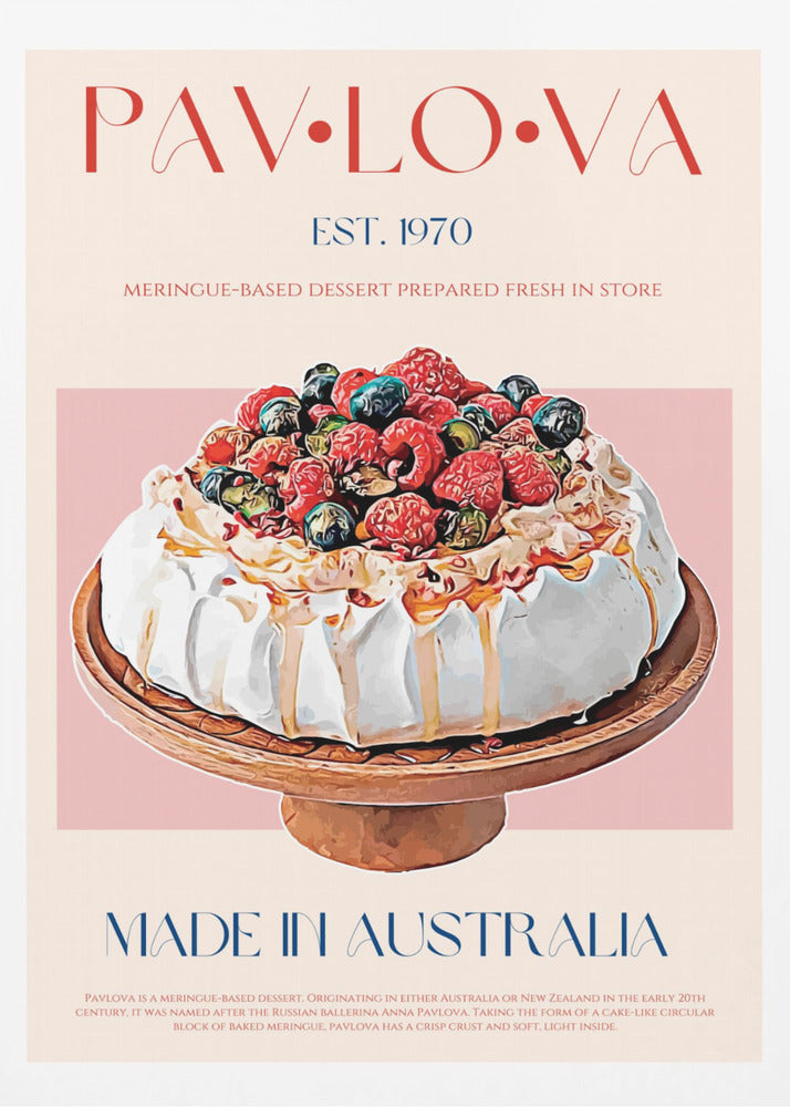 Bärpavlova-delikatessen | Poster