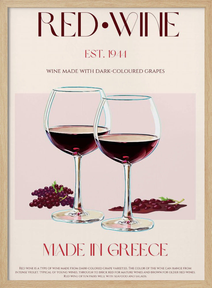 Grekisk vinelegans | Poster