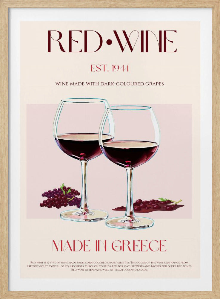 Grekisk vinelegans | Poster