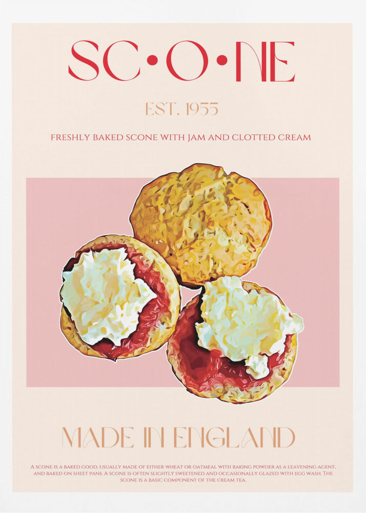 Engelsk Scone Delight | Poster