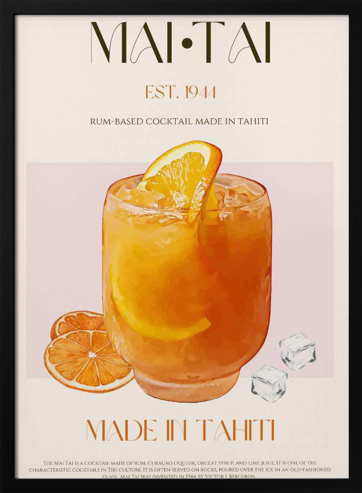 Apelsin Bliss-dryck | Poster