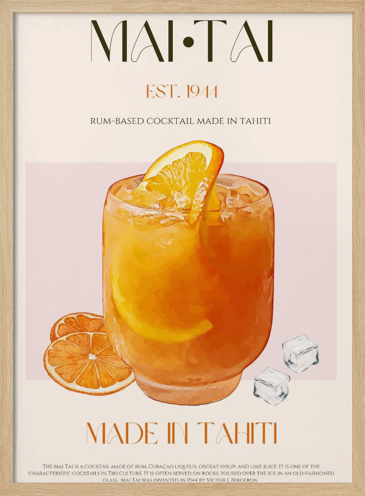Apelsin Bliss-dryck | Poster