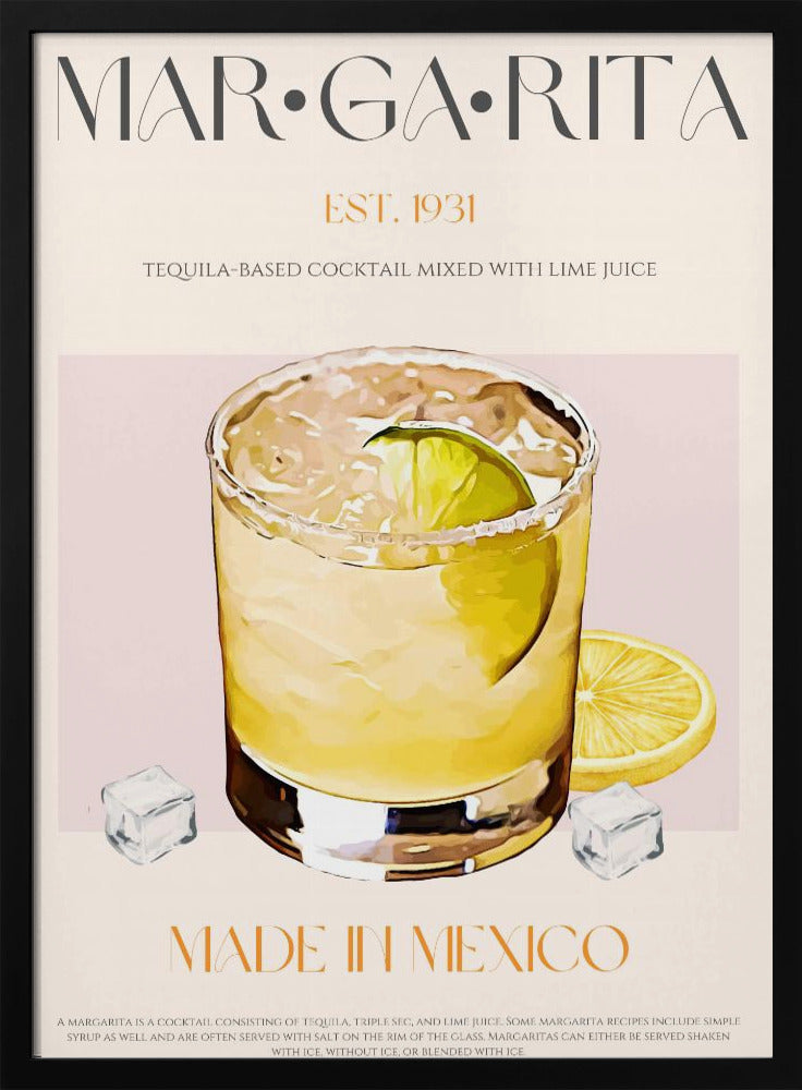 Margarita-tryck Cocktail | Poster