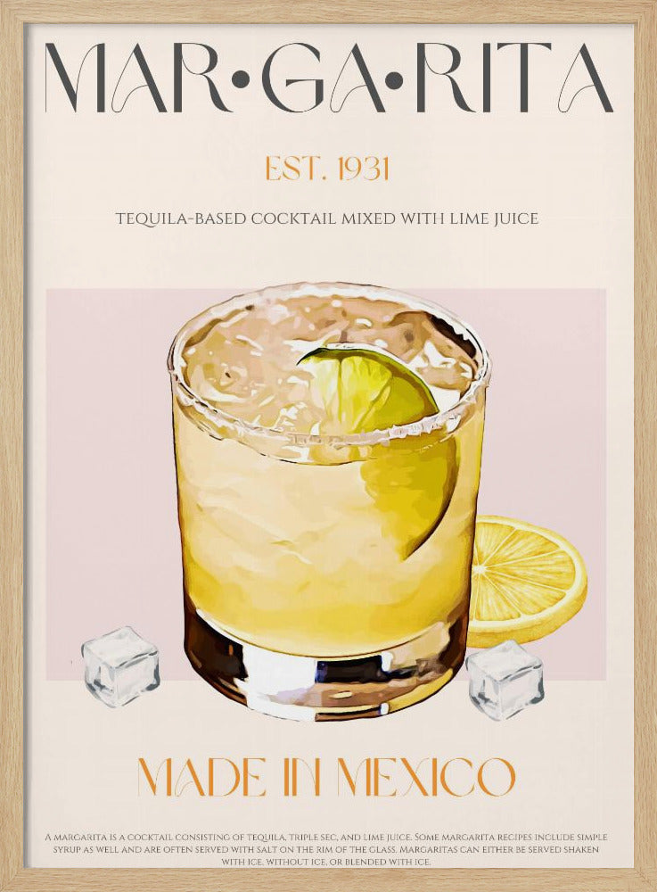 Margarita-tryck Cocktail | Poster