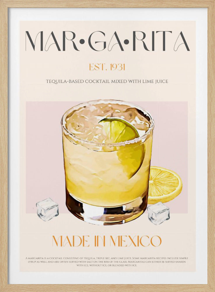 Margarita-tryck Cocktail | Poster
