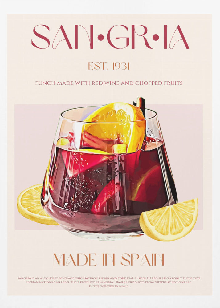 Ett glas fyllt med rött vin | Poster
