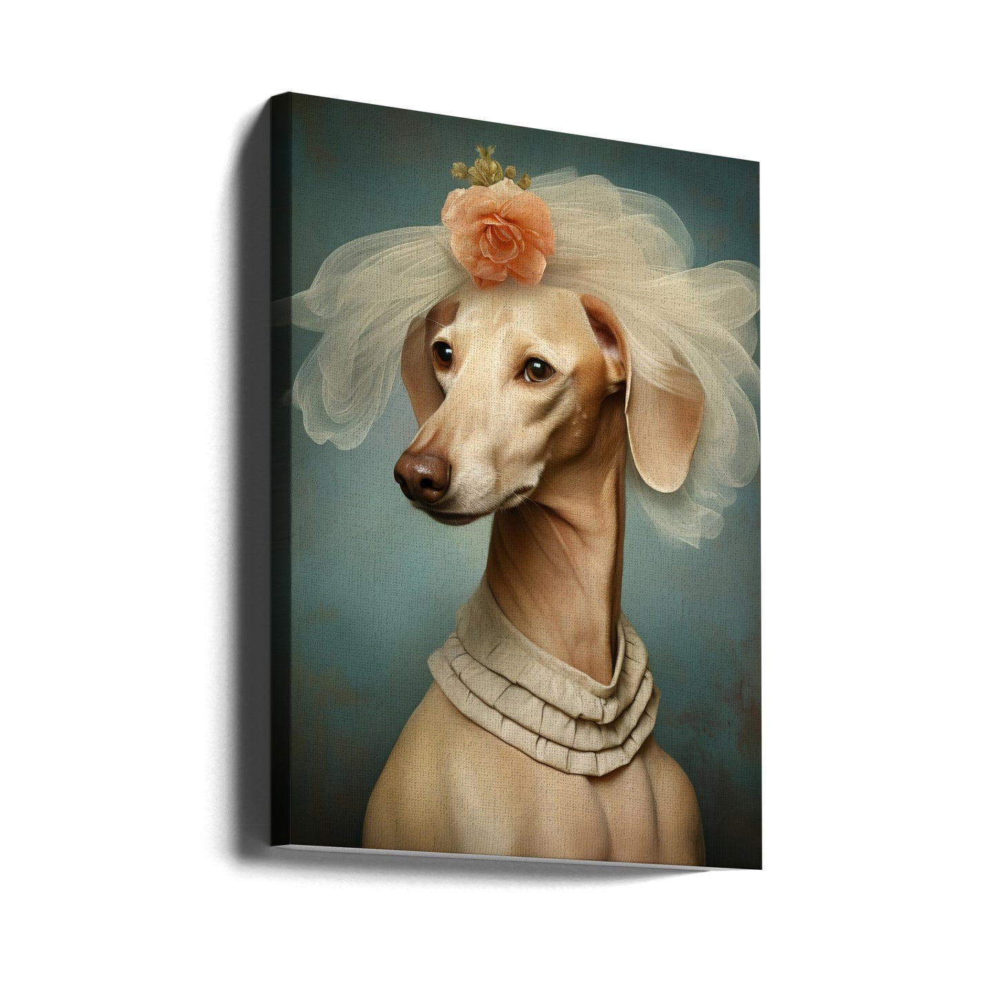 Human Dog 0001 2024 December Poster Dog Woman 5.jpg | Canvas