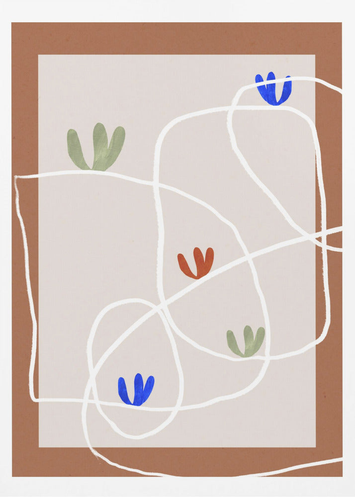 Nyckfulla blommor | Poster