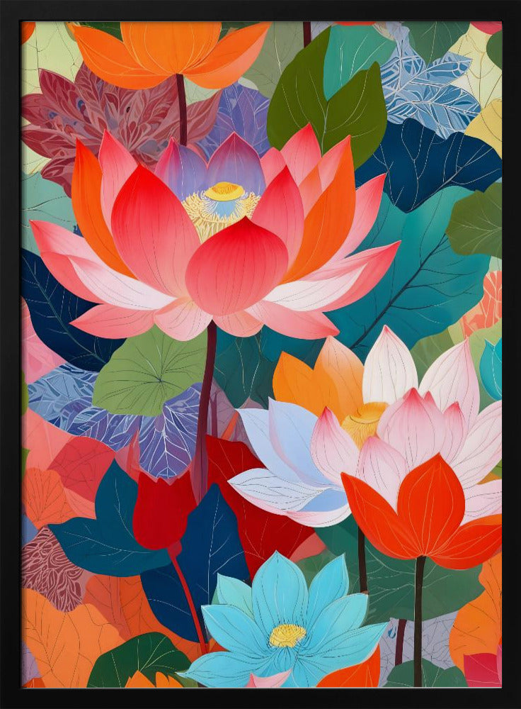 Den förtrollade lotusträdgården | Poster