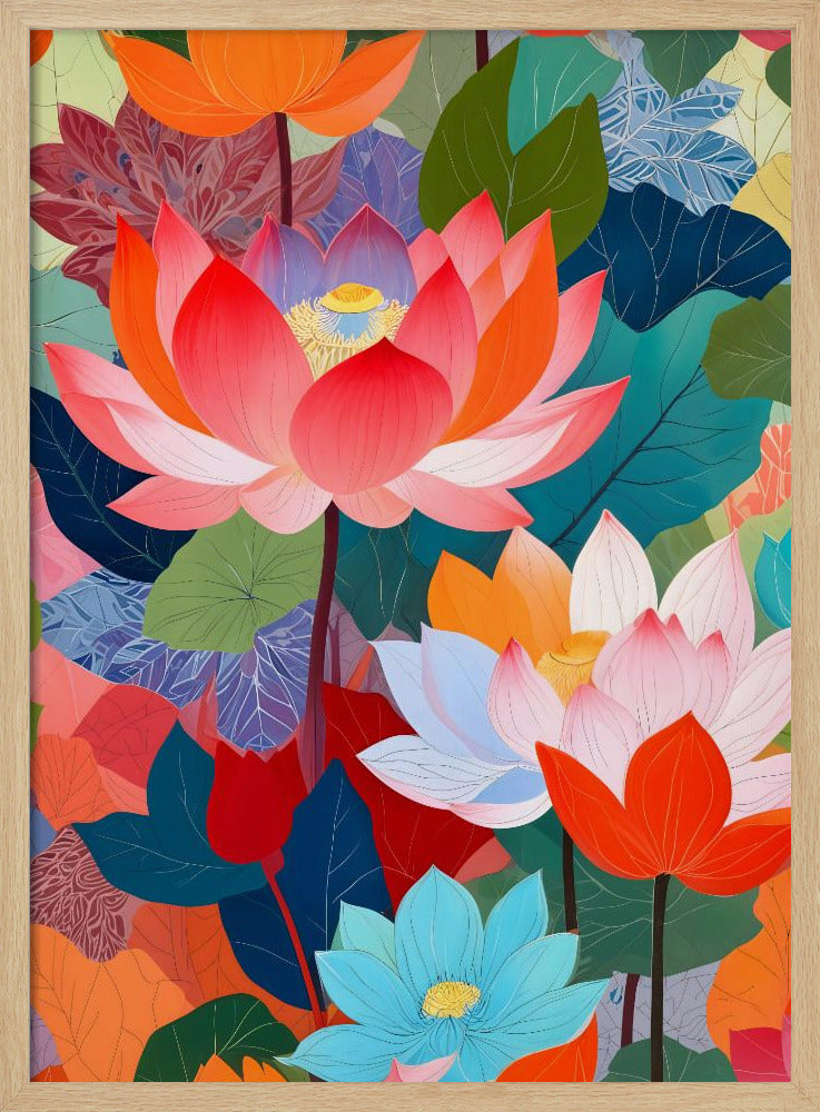 Den förtrollade lotusträdgården | Poster
