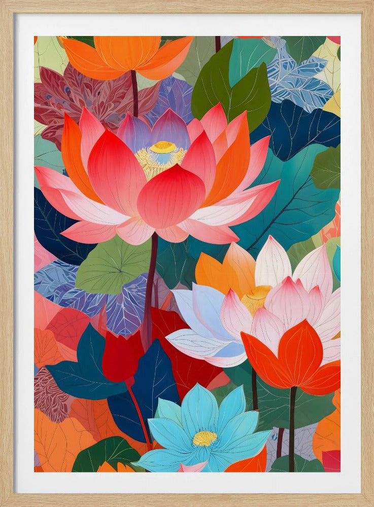 Den förtrollade lotusträdgården | Poster