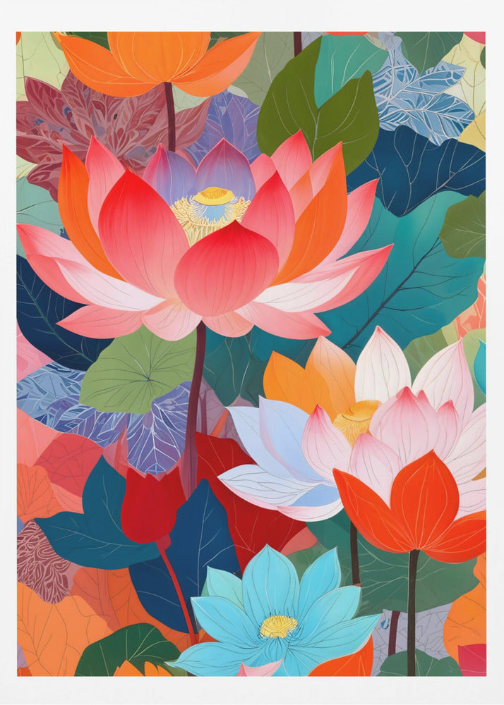 Den förtrollade lotusträdgården | Poster