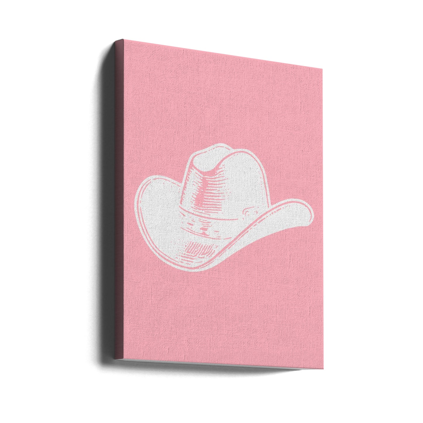Rosa cowboyhatt | Canvas