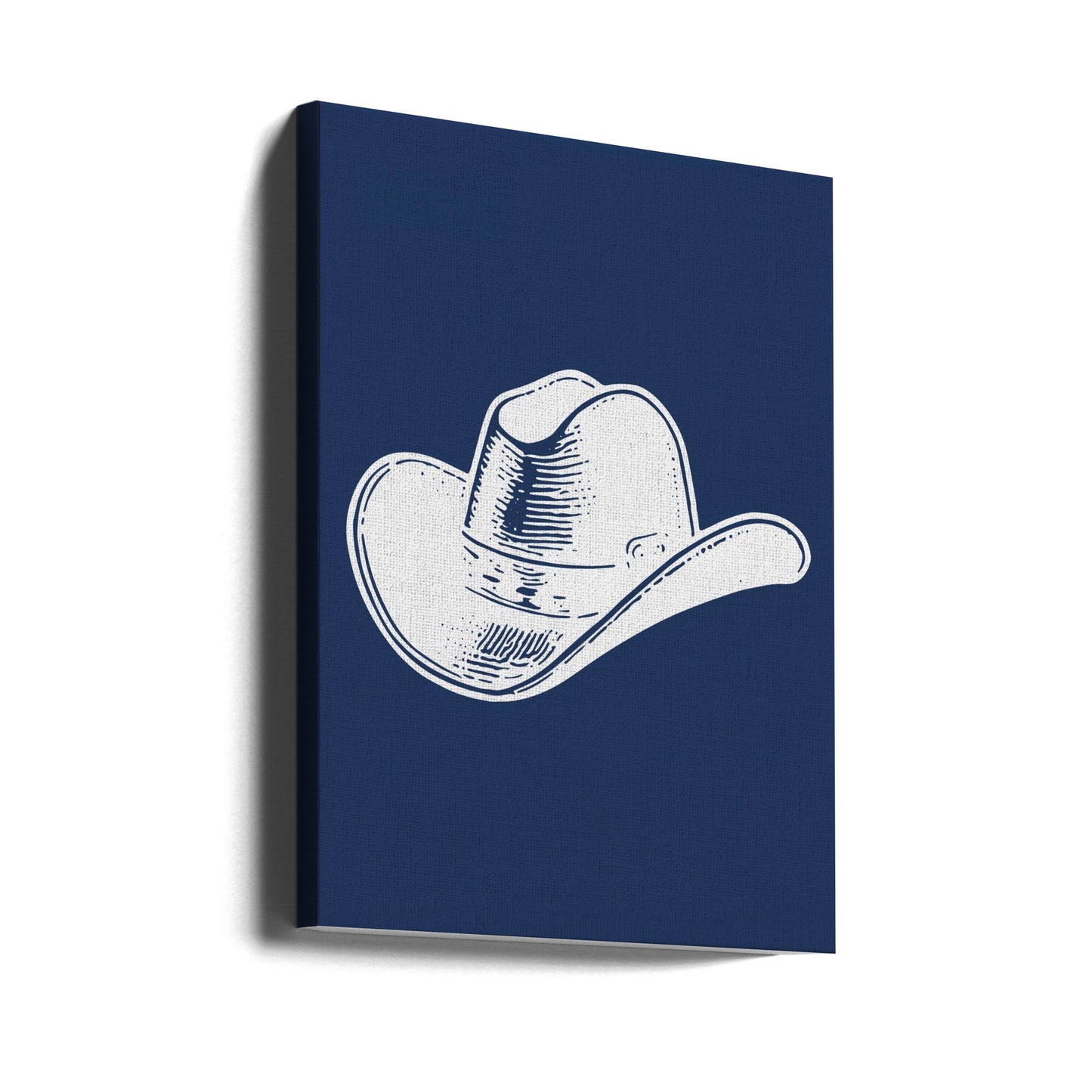 Marinblå cowboyhatt | Canvas