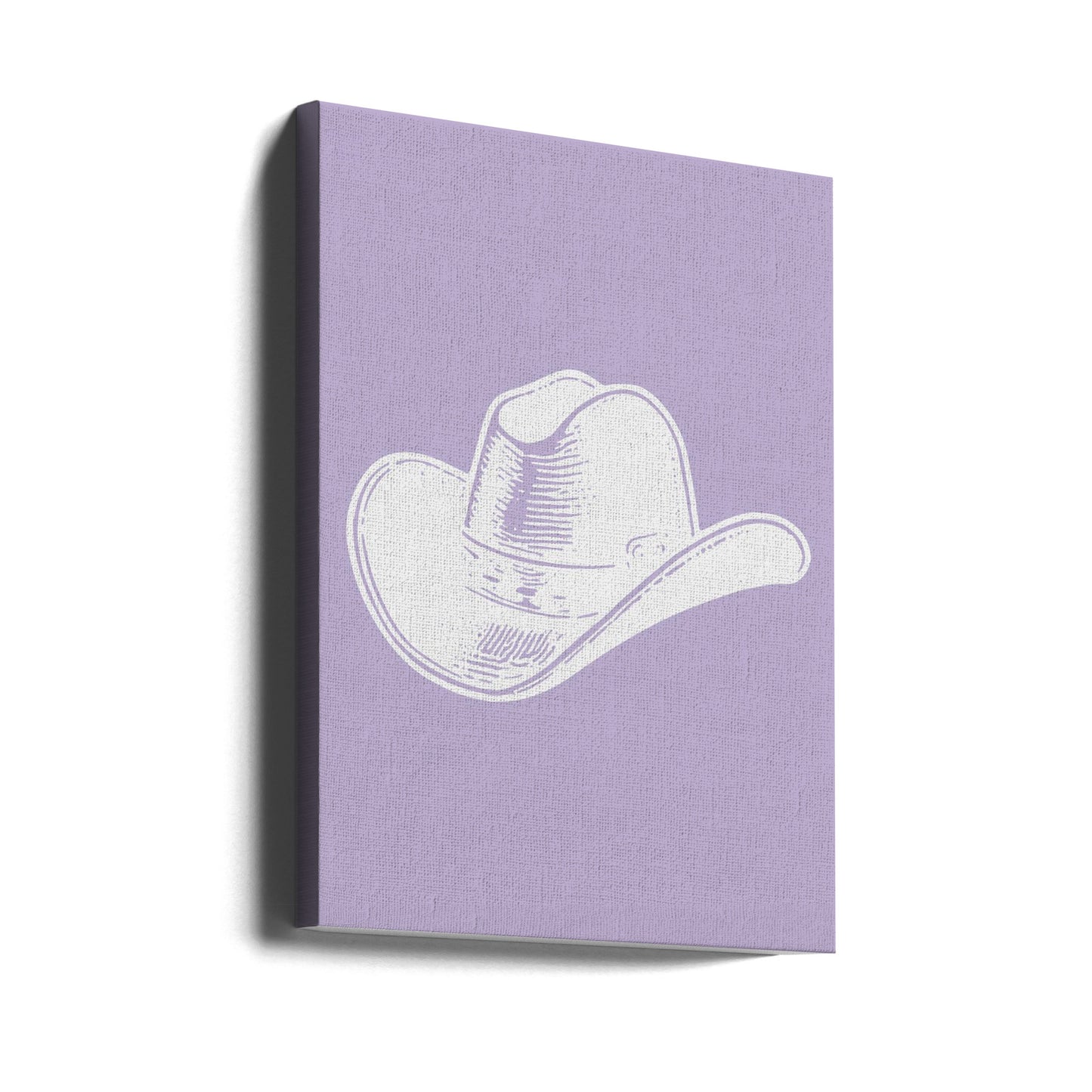 Lila cowboyhatt | Canvas