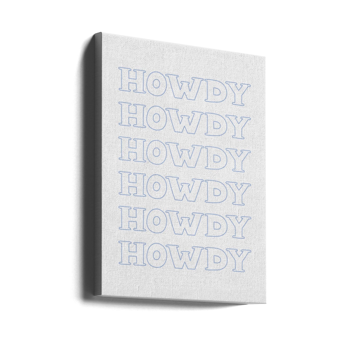 Blå Hej då | Canvas