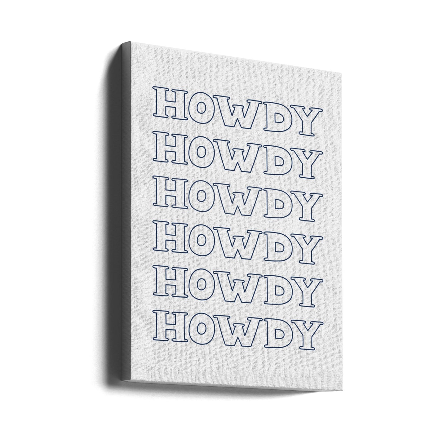 Marinblå Howdy | Canvas