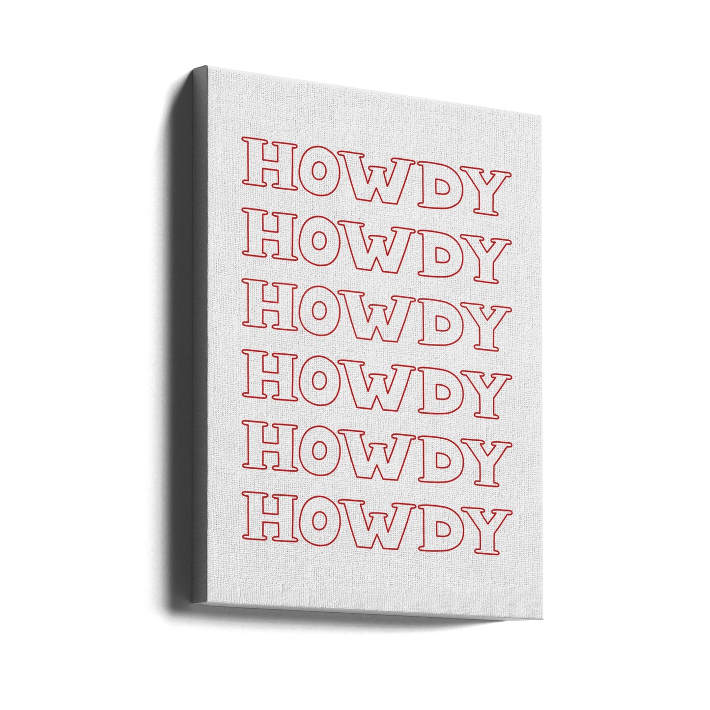 Röd Hallå | Canvas