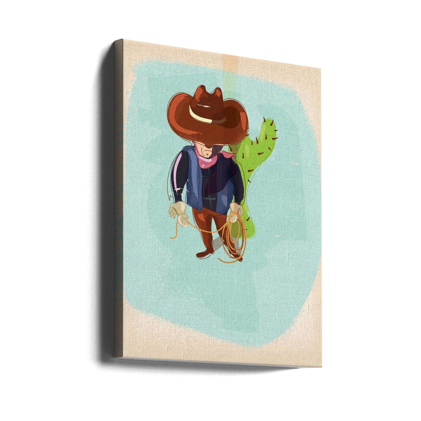 Texas Cowboy | Canvas
