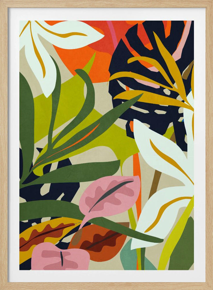 Abstrakt djungelmönster | Poster