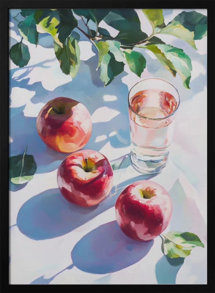 Äpplen och reflektioner | Poster