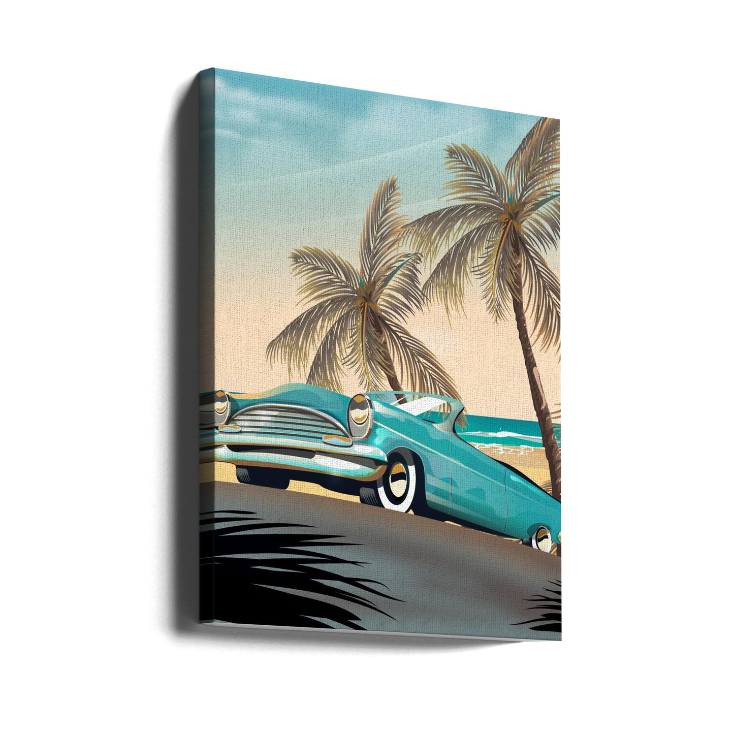Vintage strandsemester | Canvasduk