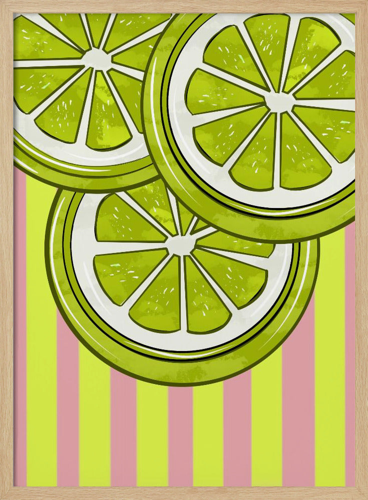 Lime On Pink | Poster