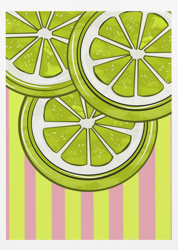 Lime On Pink | Poster