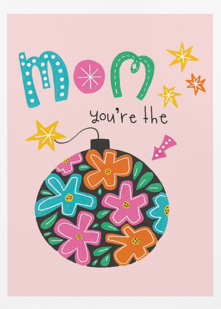 Mammas blomsterglädje | Poster