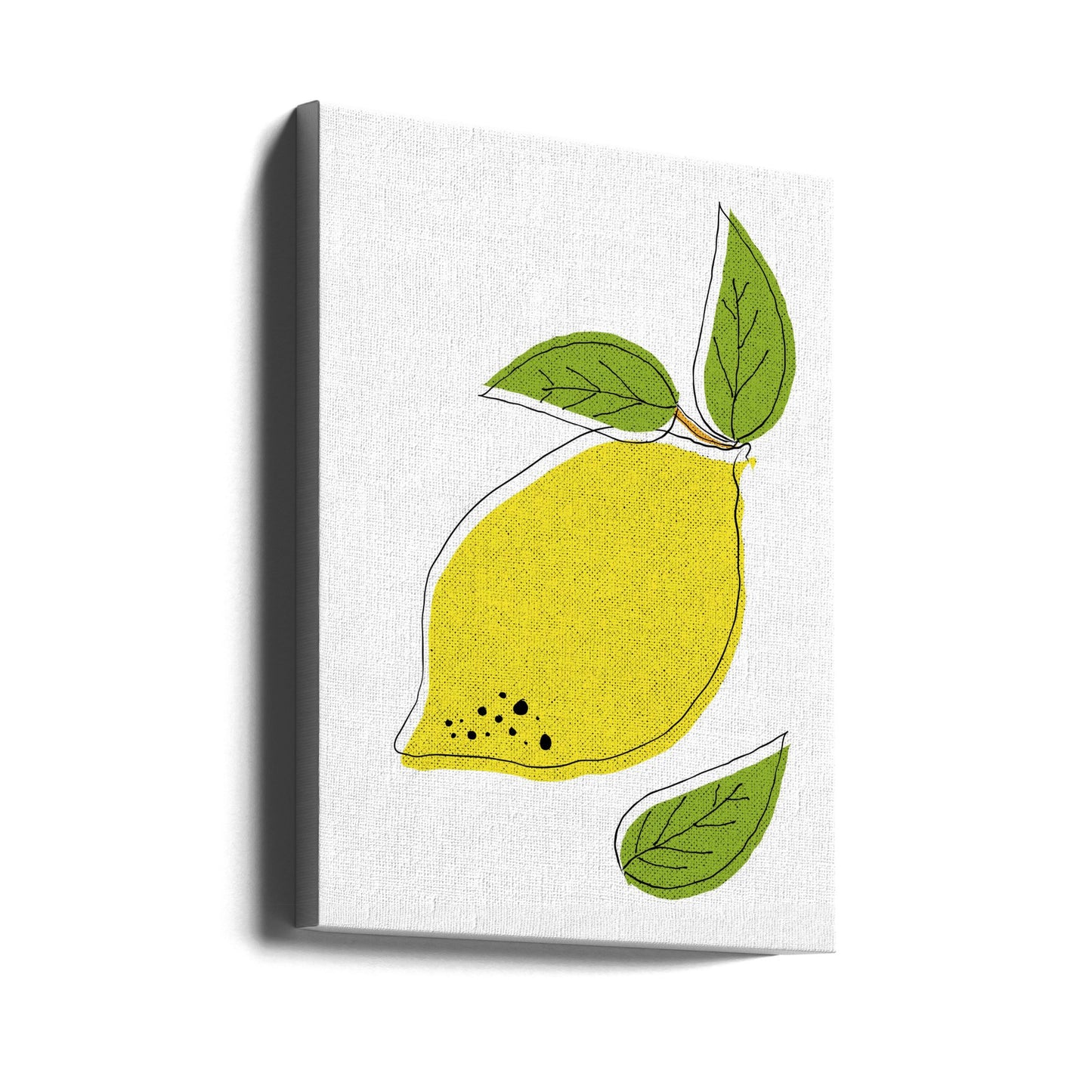Sprudlande citrusglädje | Canvastavla