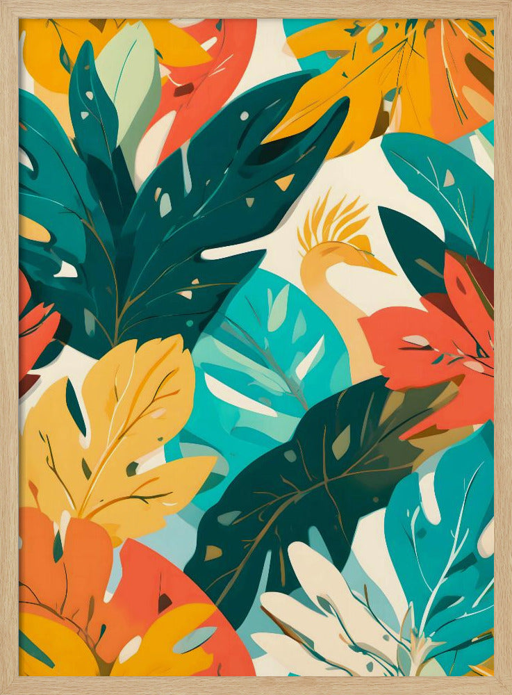 Blomstrande grönt | Poster