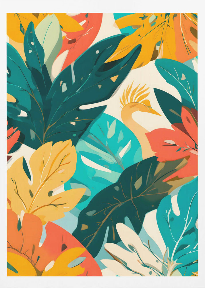 Blomstrande grönt | Poster