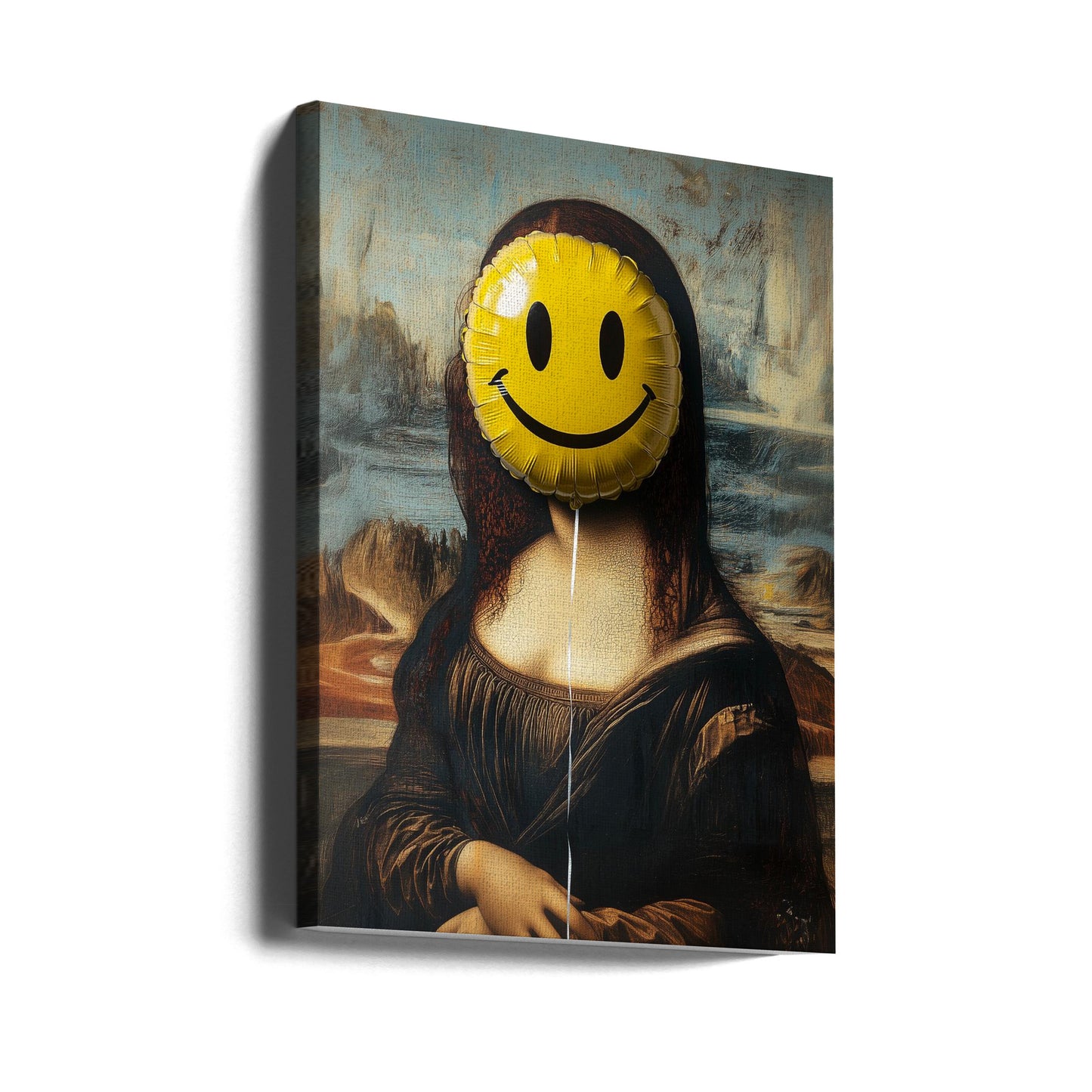 Parodi på Mona Lisa | Canvastavla