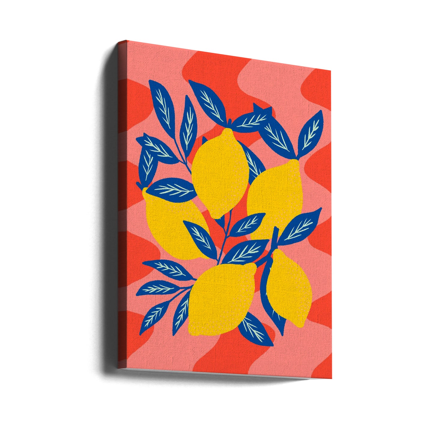 Livlig citronexplosion | Canvas