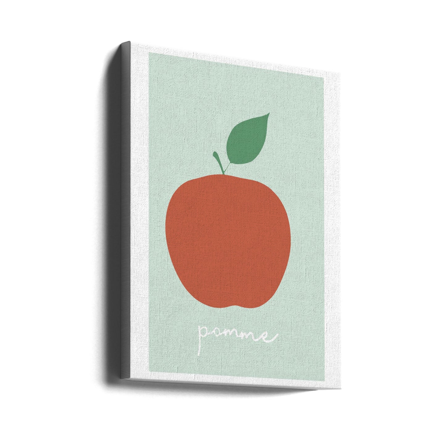 La Pomme (Dämpad röd) | Canvas