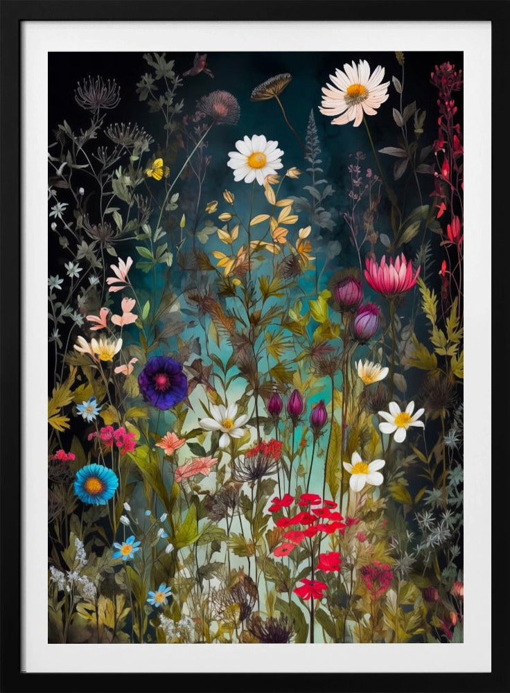 Wildflower Meadow Evergreen Flowers 92 | Poster